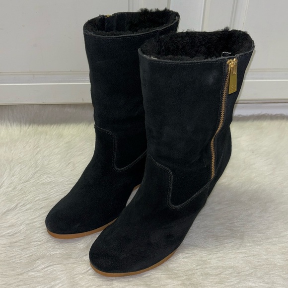 Coach Danee Wedge Boots - Picture 2 of 16
